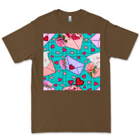 Cacao valentines day love letter and envelope Premium Tee - BundleAndBundleShop