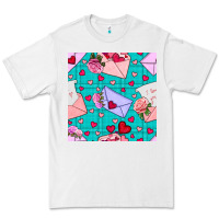White valentines day love letter and envelope Premium Tee - BundleAndBundleShop