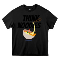 Black think noodles Heavy Core Tee - artisFamous