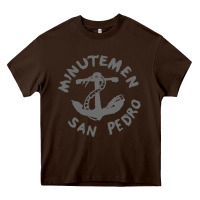Chocolate Brown Minutemen San Pedro Heavy Core Tee - artisFamous