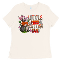Bone Little Miss Cotton Tail Ladies Tee - CowhideDigitalArt