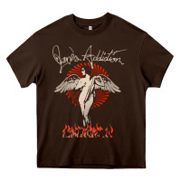 Chocolate Brown louder than life teather american Heavy Core Tee - artisFamous