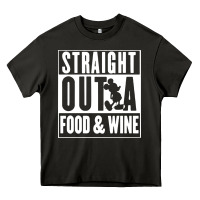 Asphalt straight out a food and wine Heavy Core Tee - artisFamous
