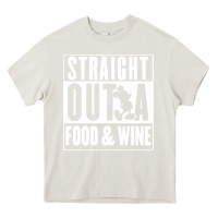 Cream straight out a food and wine Heavy Core Tee - artisFamous
