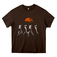 Chocolate Brown solar system galaxy, astronomy lover Heavy Core Tee - artisFamous