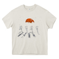 Cream solar system galaxy, astronomy lover Heavy Core Tee - artisFamous