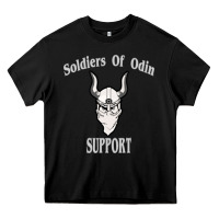 Black soldiers of odin worldwide support Heavy Core Tee - artisFamous