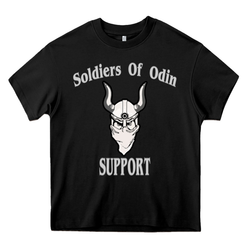 Soldiers Of Odin Worldwide Support Heavy Core Tee by artisFamous | Teevron