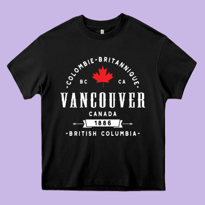 Vancouver Canada Heavy Core Tee Designed By Artisfamous