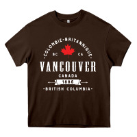 Chocolate Brown vancouver canada Heavy Core Tee - artisFamous