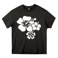 Hawaiian Flower Heavy Core Tee | Teevron