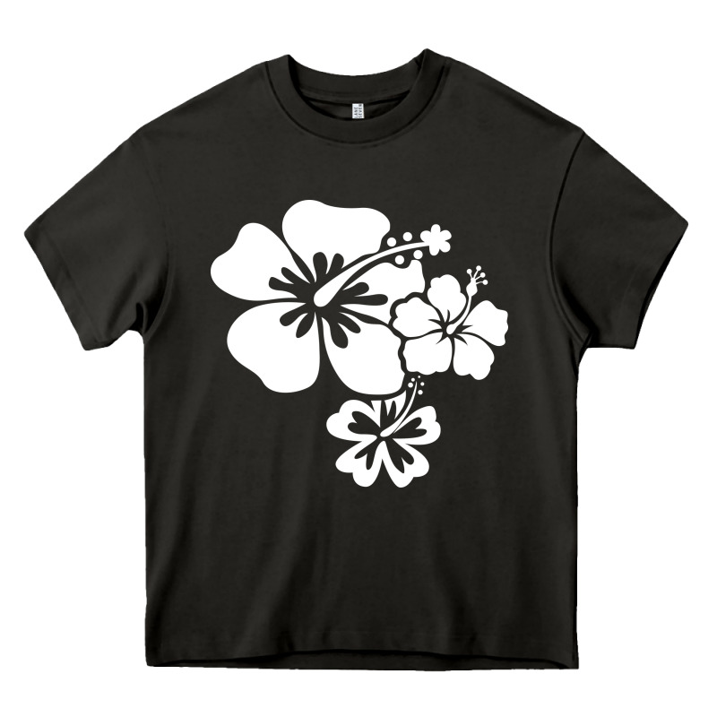 Hawaiian Flower Heavy Core Tee by artisFamous | Teevron