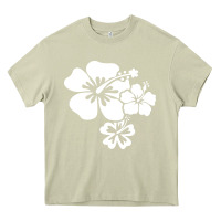 Mossy hawaiian flower Heavy Core Tee - artisFamous