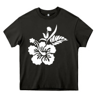 Hawaiian Flower Heavy Core Tee | Teevron