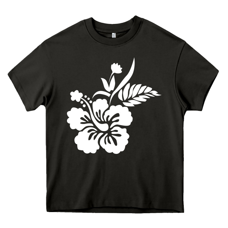 Hawaiian Flower Heavy Core Tee by artisFamous | Teevron