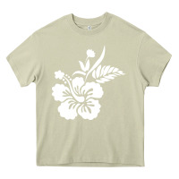 Mossy hawaiian flower Heavy Core Tee - artisFamous