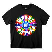 Black wheel fortune Heavy Core Tee - artisFamous