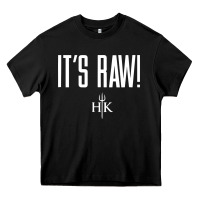 Black official hell's kitchen it's raw Heavy Core Tee - artisFamous