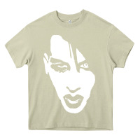 Mossy marilyn manson face Heavy Core Tee - artisFamous