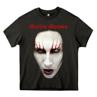 Asphalt marilyn manson Heavy Core Tee - artisFamous