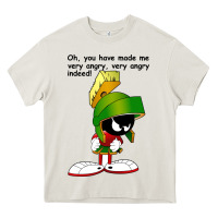 Cream marvin the martian looney toons Heavy Core Tee - artisFamous
