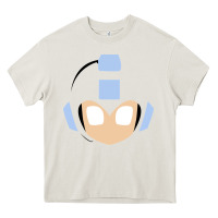 Cream mega man retro video game face Heavy Core Tee - artisFamous