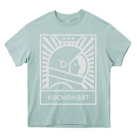 Arona cosmonaut – retro soviet space race Heavy Core Tee - artisFamous
