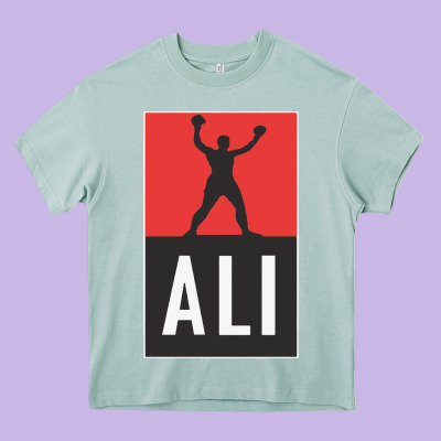 Ali The Legend Heavy Core Tee Designed By Artisfamous
