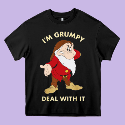Santa Grumpy Heavy Core Tee Designed By Artisfamous