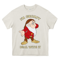 Cream santa grumpy Heavy Core Tee - artisFamous