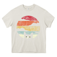 Cream cat retro vintage style Heavy Core Tee - artisFamous
