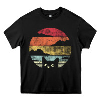 Black cat retro vintage style Heavy Core Tee - artisFamous