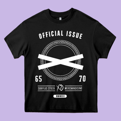 Official Issue Xo For Dark Heavy Core Tee Designed By Artisfamous