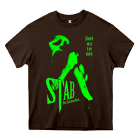 Chocolate Brown stab movie Heavy Core Tee - artisFamous