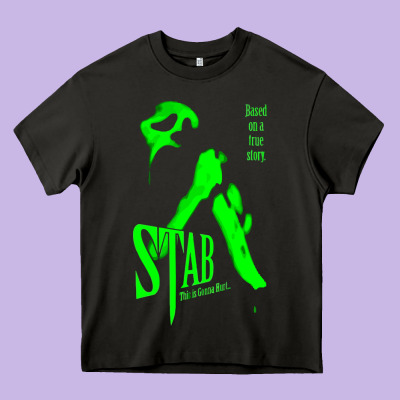 Stab Movie Heavy Core Tee Designed By Artisfamous