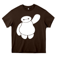 Chocolate Brown baymax big hero 6 Heavy Core Tee - artisFamous