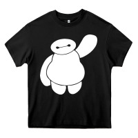 Black baymax big hero 6 Heavy Core Tee - artisFamous