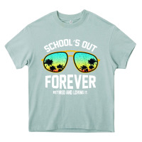 Arona school out forever retired teacher retro summer Heavy Core Tee - artisFamous