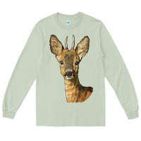 Matcha Red brocket Deer Head Long Sleeve Tee - LillyAllenDesigns
