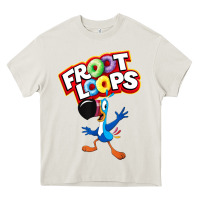 Cream froot loops toucan sam Heavy Core Tee - artisFamous