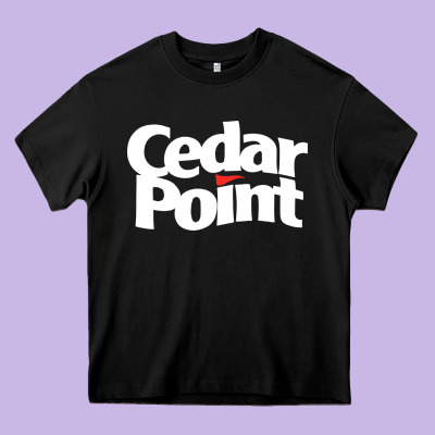 Cedar Point Heavy Core Tee Designed By Artisfamous