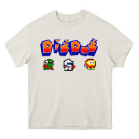 Cream dig dug Heavy Core Tee - artisFamous