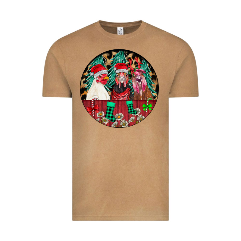 Chickens Vintage Tee by CowhideDigitalArt | Teevron