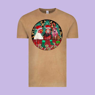 Chickens Vintage Tee Designed By Cowhidedigitalart