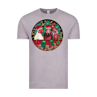 Vintage Zinc Chickens Vintage Tee - CowhideDigitalArt