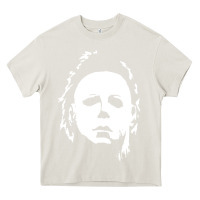 Cream halloween horror myers Heavy Core Tee - artisFamous
