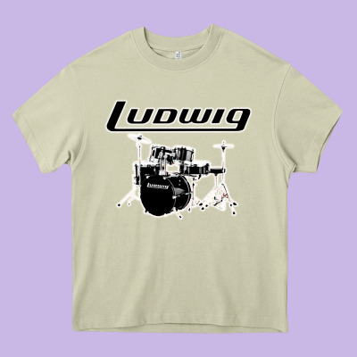 Ludwig Drum Heavy Core Tee Designed By Artisfamous