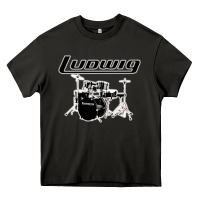 Asphalt ludwig drum Heavy Core Tee - artisFamous