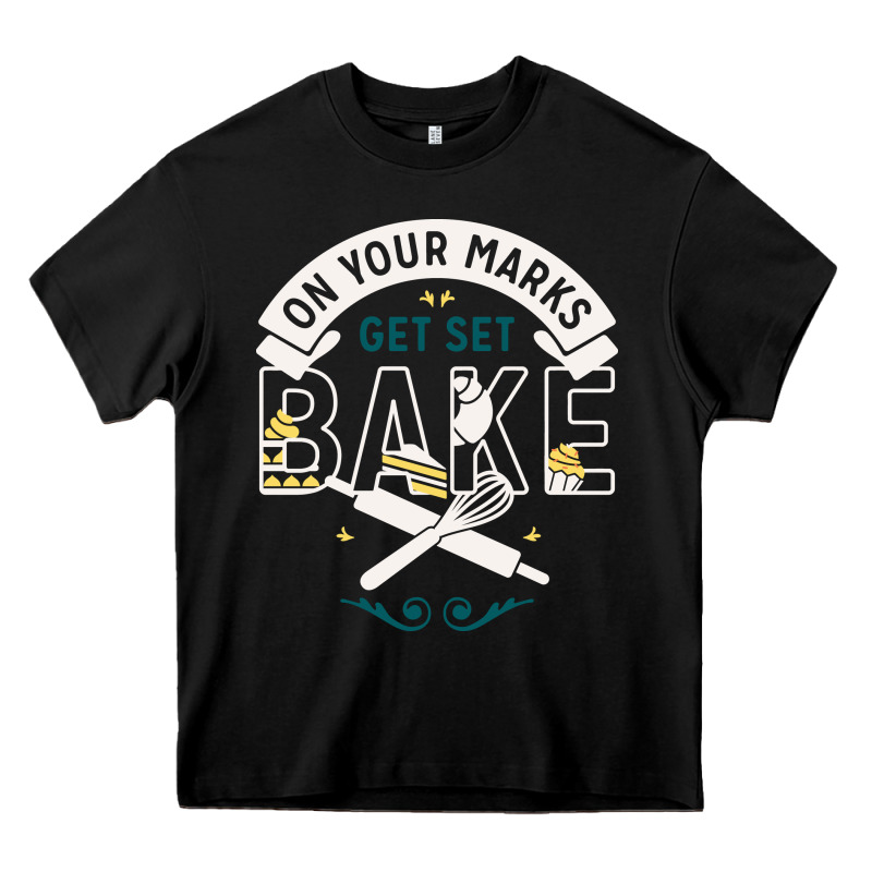 On Your Marks Get Set Bake Heavy Core Tee by artisFamous | Teevron