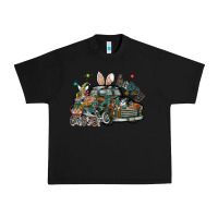 Black Happy Easter Urban Heavy Tee - CowhideDigitalArt